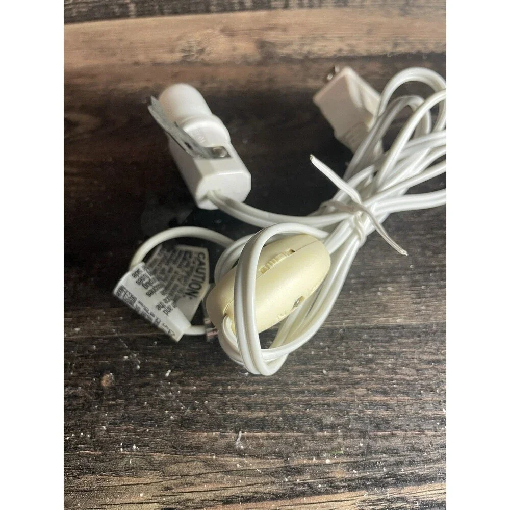 Tested/Works Department 56 Replacement Light Cord with On/Off Switch & Bulb